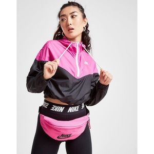 Nike Cropped Bomber Jacket Pink/Black
